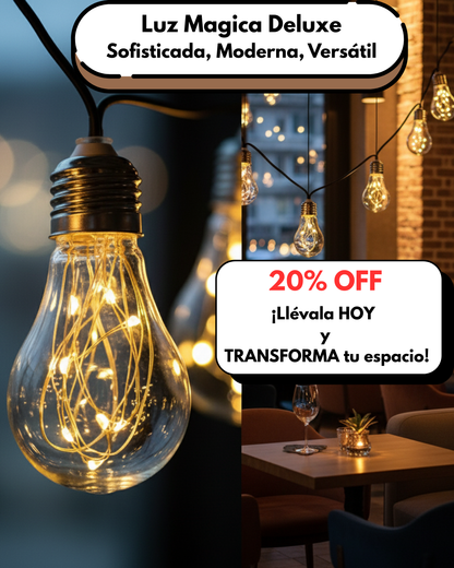 LuzMágica™ Deluxe — Bombillos LED Decorativos de Lujo