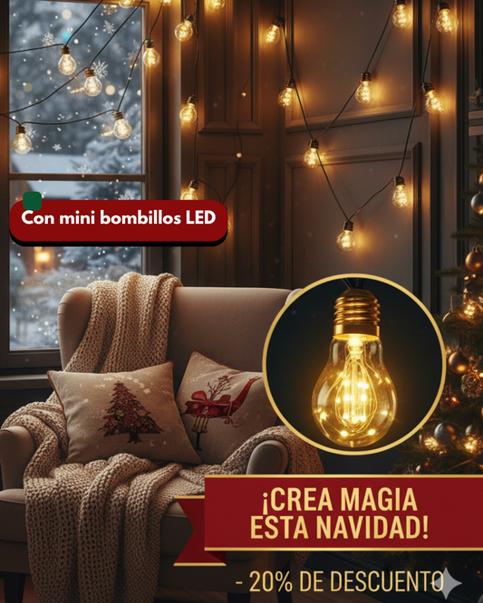 LuzMágica™ Deluxe — Bombillos LED Decorativos de Lujo