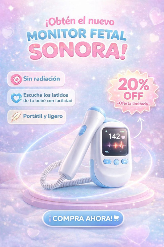 Sonora: Monitor Fetal Inalámbrico para la Tranquilidad de Mamá + GARANTIA 30 DIAS