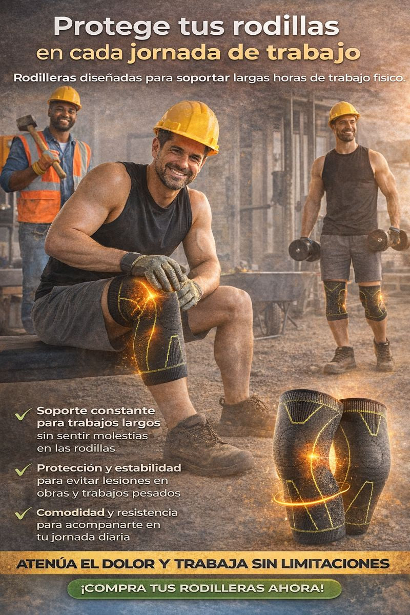 Par de rodilleras Active Comfort - Soporte y alivio para el dolor de rodilla + GARANTIA
