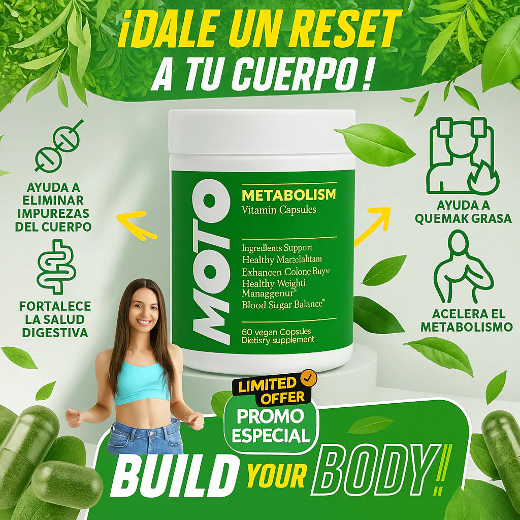 MOTO - Activa tu metabolismo. Mantén tu energía constante.