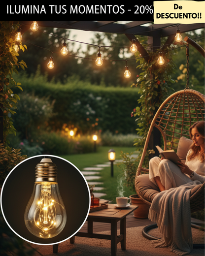 LuzMágica™ Deluxe — Bombillos LED Decorativos de Lujo