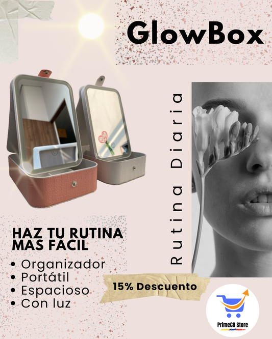 Glow Box - Joyero Maquillador con luz