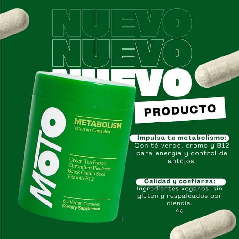 MOTO - Activa tu metabolismo. Mantén tu energía constante.