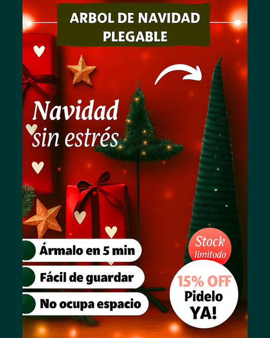 Arbol de Navidad Plegable
