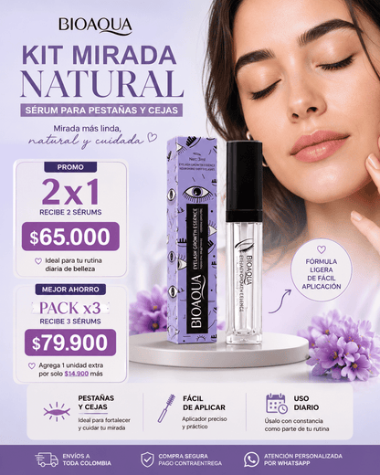 PROMOCION BIOAQUA PESTAÑAS Y CEJAS MÁS FUERTES Y POBLADAS