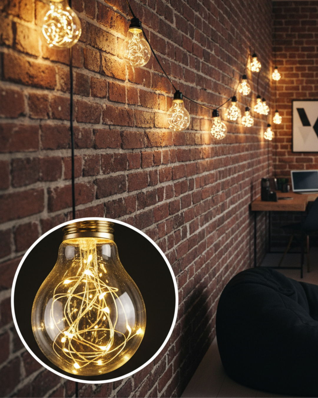 LuzMágica™ Deluxe — Bombillos LED Decorativos de Lujo